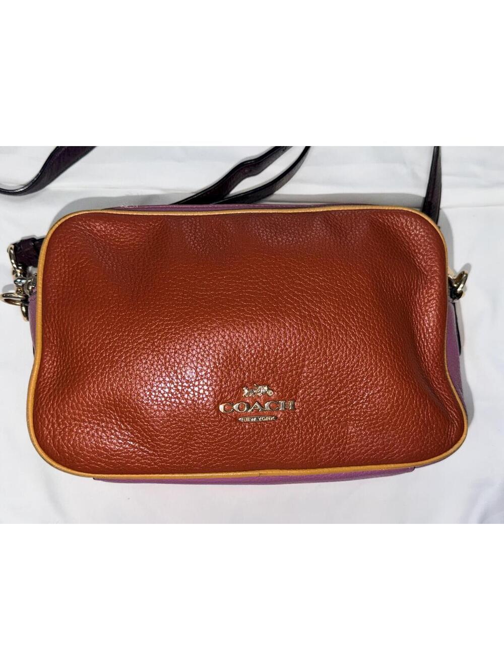 Coach Jes Crossbody In Colorblock Pebble Leather C1570
